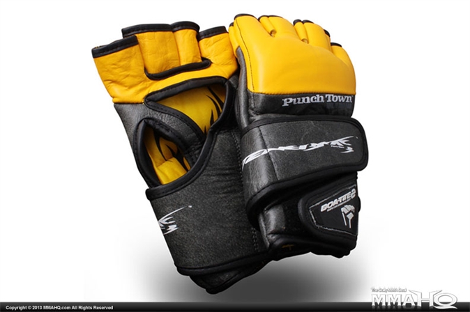 PunchTown Tenebrae Yellow Fight Gloves